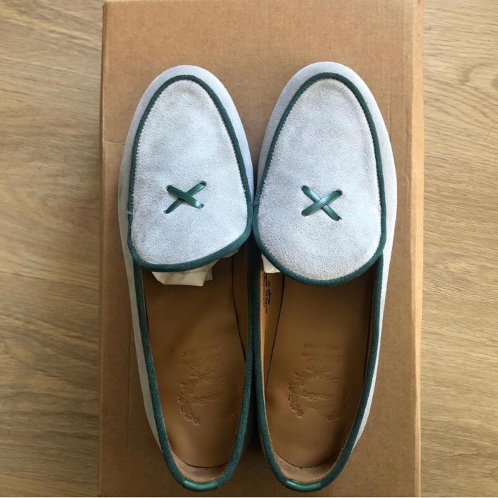 Brand new in box Del Toro Handmade Milano Suede Loafer